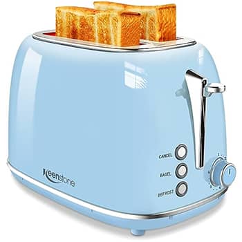 2 Slice Toaster Retro Stainless Steel Toaster