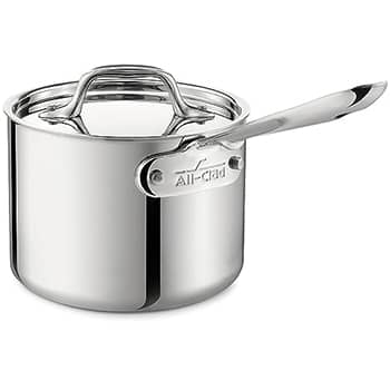 All-Clad D3 3-Ply Stainless Steel Sauce Pan with Lid