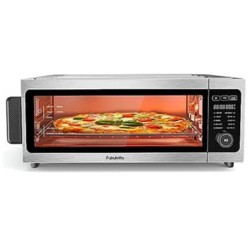 Fabuletta Air Fryer Toaster Oven Combo (Silver)