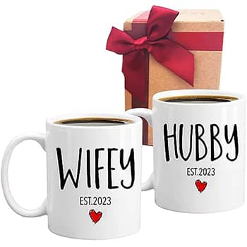 Husband Wife Mug - Wedding Gift