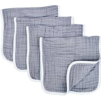 Muslin Burp Cloths 100% Cotton