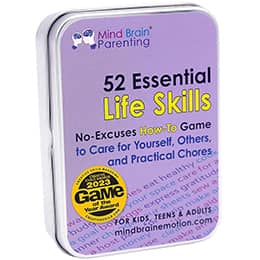 52 Essential Life Skills: No-Excuses Game to Teach Kids, Teens & Adults How To Care for Self & Chores