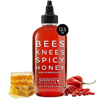Bees Knees Spicy Honey - Pure Honey Infused with Oleoresin Habanero Peppers