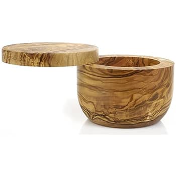 Berard 90070 French Olive-Wood Handcrafted Salt Keeper