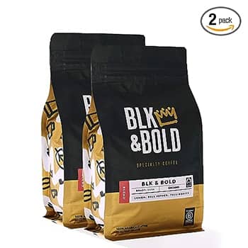 BLK & Bold Coffee Blend | Fair Trade Certified | Dark Roast | Ground Coffee