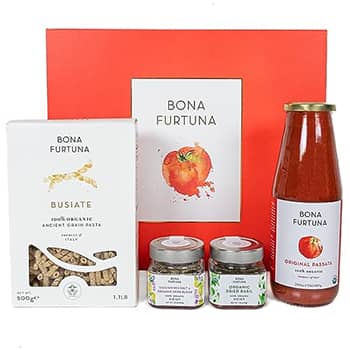 Bona Furtuna Taste of Trapani Organic Italian Food Gift Set