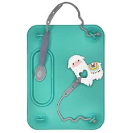 BUSY BABY Silicone Placemat-As Seen On Shark Tank-Built-in Suction Cups-4 Toy Tethers for Babies Toddlers and Kids
