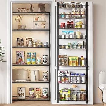 COVAODQ 8-Tier Pantry Door Organization and Storage Over the Door Pantry Organize