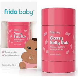 Frida Baby Gassy Belly Rub | Belly Massage for Babies Made with Natural Oils
