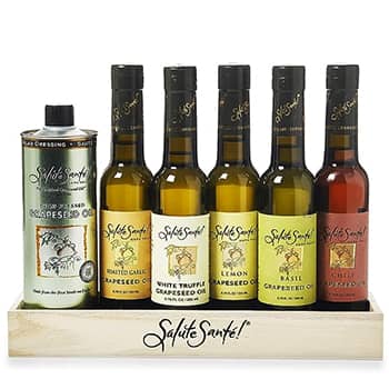 Infused and Cold Pressed Grapeseed Oils by Salute Sante