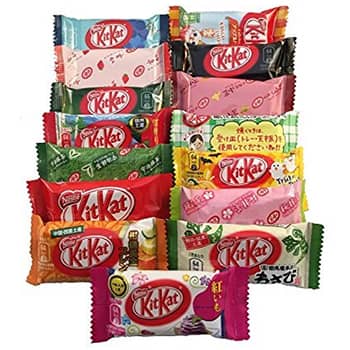 Japanese Kit Kat 16 pcs - ALL DIFFERENT FLAVORS. by TONOSAMA CANDY