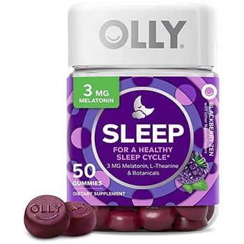 OLLY Sleep Gummy, Occasional Sleep Support, 3 mg Melatonin