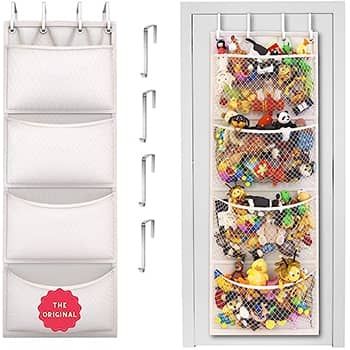 The Original Stuffed Animal Storage (Patent Pending) - Over Door Organizer for Stuffies