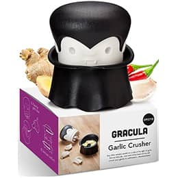 OTOTO Gracula Garlic Crusher also for Ginger, Nuts, Chili, Herbs