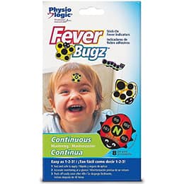 Physio Logic Fever-Bugz Indicator, Allows to Continuously Monitor Fever or Temperature for Up to 48 Hours