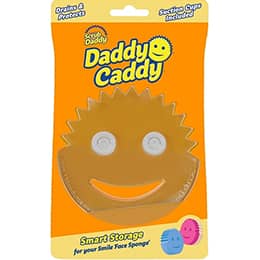 Scrub Daddy Sponge Holder - Daddy Caddy - Sink Sponge Holder with Suction Cups for Smiley Face Sponge