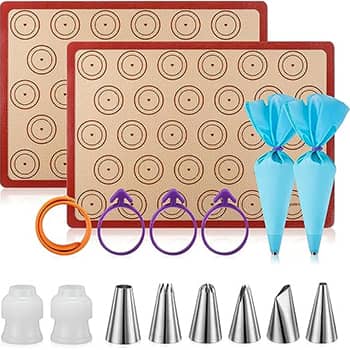 Silicone Baking Mat Macaron Mat Kit(16pcs set)