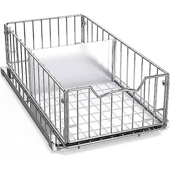 SimpleHouseware Pull Out Cabinet Sliding Basket