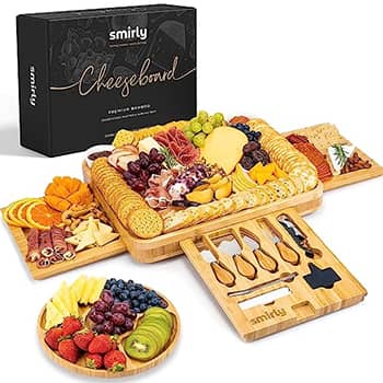 SMIRLY Charcuterie Boards Gift Set: