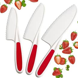 StarPack Kids Knife Set of 3 - Toddler Knife Set of Kid Safe Knives