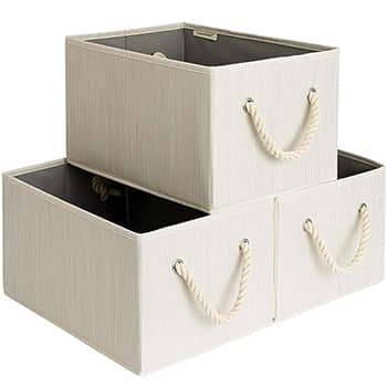 StorageWorks Large Foldable Storage Baskets for Organizing