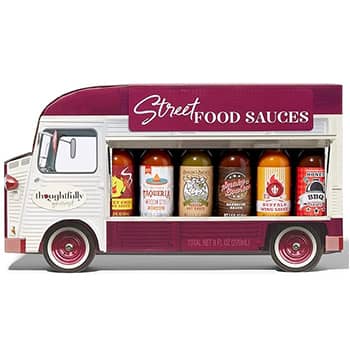 Thoughtfully Gourmet, Street Food Sauces Hot Sauce and BBQ Gift Set