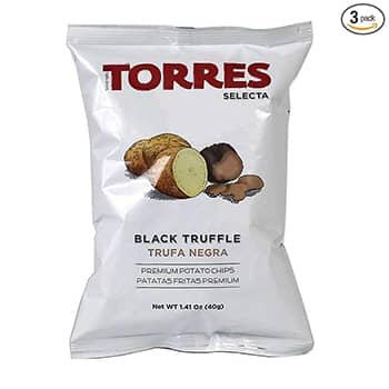 Torres - Black Truffle Potato Chips, 1.41oz (40g) (3-PACK)