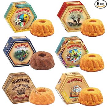 TORTUGA Provenance Rum Cake Variety Pack – 4 oz. - 6 Pack
