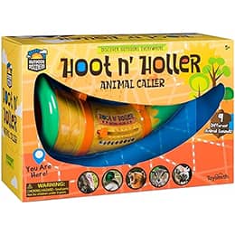 Toysmith Outdoor Discovery, Hoot-N-Hollar Animal Caller, 9" Horn With 9 Animal Sounds, For Boys & Girls Ages 5+