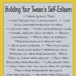 Self-Esteem: Activities for Building Your Tweens Self-Esteem - Inspired by Family