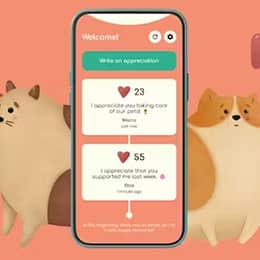 Appreciation Jar Gratitude journaling app for couples