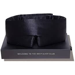 DROWSY Silk Sleep Mask. Face-Hugging, Padded Silk Cocoon for Luxury Sleep in Total Darkness