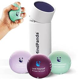 MindPanda Hand Therapy Stress Balls - Tri-density, Expertly Designed For Relaxation & Focus