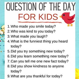 151+ Questions Of The Day For Kids