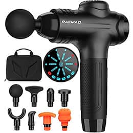 RAEMAO Massage Gun Deep Tissue - for Pain Relief Attaching 8 PCS Specialized Replacement Heads