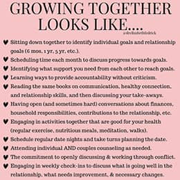Growing Together Looks Like