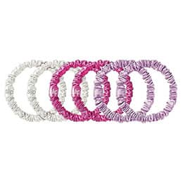 Slip Silk Pure Silk Skinny Scrunchies - Sweet Pea - 100% Pure 22 Momme Mulberry Silk