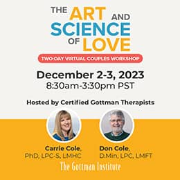 The Art and Science of Love – Virtual Events