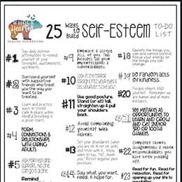 25 Ways to Build Self-Esteem