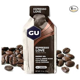 GU Energy Original Sports Nutrition Energy Gel, 24-Count, Espresso Love