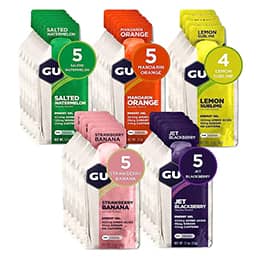 GU Energy Original Sports Nutrition Energy Gel, 24-Count, Assorted Fruity Flavors