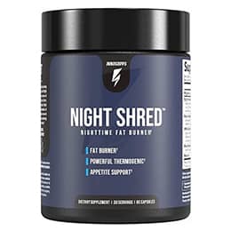 InnoSupps Night Shred - Night Time Fat Burner | Appetite Suppressant and Weight Loss Support| Ashwagandha Root, Grains of Paradise, Melatonin (60 Vegetarian Capsules)