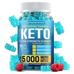 Keto Burn Gummies - 5000 MG - Extra Strength Keto Snack Gummies - Advanced Weight Management for Ketosis Support - Designed in USA - Improve Metabolism Keto Vitamins - 60 Gummies