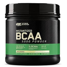 Optimum Nutrition Instantized BCAA Powder, Unflavored, Keto Friendly Branched Chain Essential Amino Acids Powder, 5000mg, 60 Servings (Packaging May Vary)