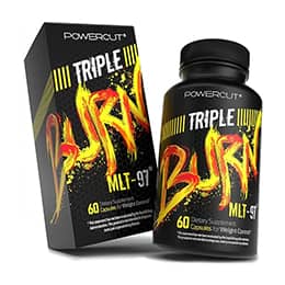powercut Triple Burn MLT-97 Weight Loss Fat Burner Diet Pills for Women & Men - Appetite Suppressant - 60 Capsules