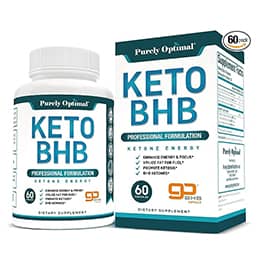 Purely Optimal Premium Keto Diet Pills Utilize Fat for Energy with Ketosis - Boost Energy & Focus, Manage Cravings, Support Metabolism - Keto Bhb Supplement for Women & Men - 30 Days Supply