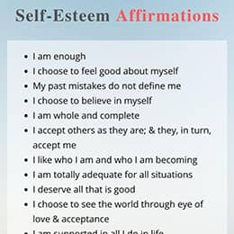 Self-Esteem Affirmations