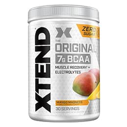 XTEND Original BCAA Powder Mango Madness - Sugar Free Post Workout Muscle Recovery Drink with Amino Acids - 7g BCAAs for Men & Women - 30 Servings