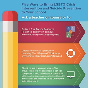 5 Ways to Bring LGBTQ Crisis Intervention and Suicide Prevention to Your School