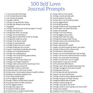 Dig Deep: 100 Self Love Journal Prompts for Self Discovery